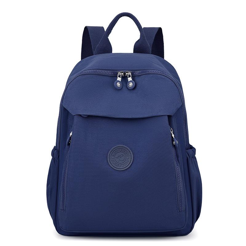 Summer New Backpack Lightweight Anti-splashing Backpack Casual Multi-compartment Travel Nylon Bag Female Tide