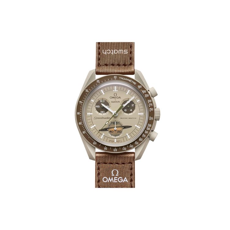 Swatch x Omega Bioceramic Moon Mission To Saturn Men Watches Grey SO33T100