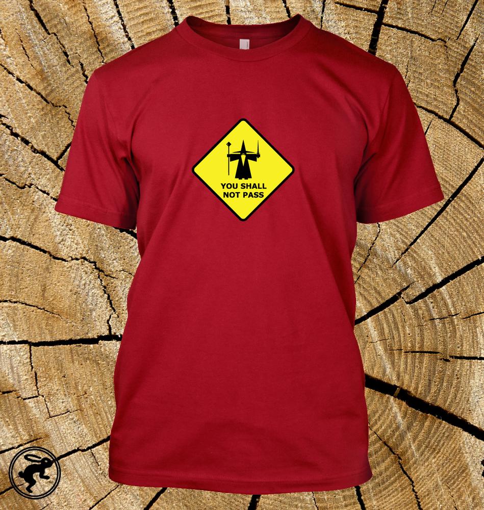 You Shall Not Pass Funny Gandalf T Shirt Lord Of The Rings Movie Tee S