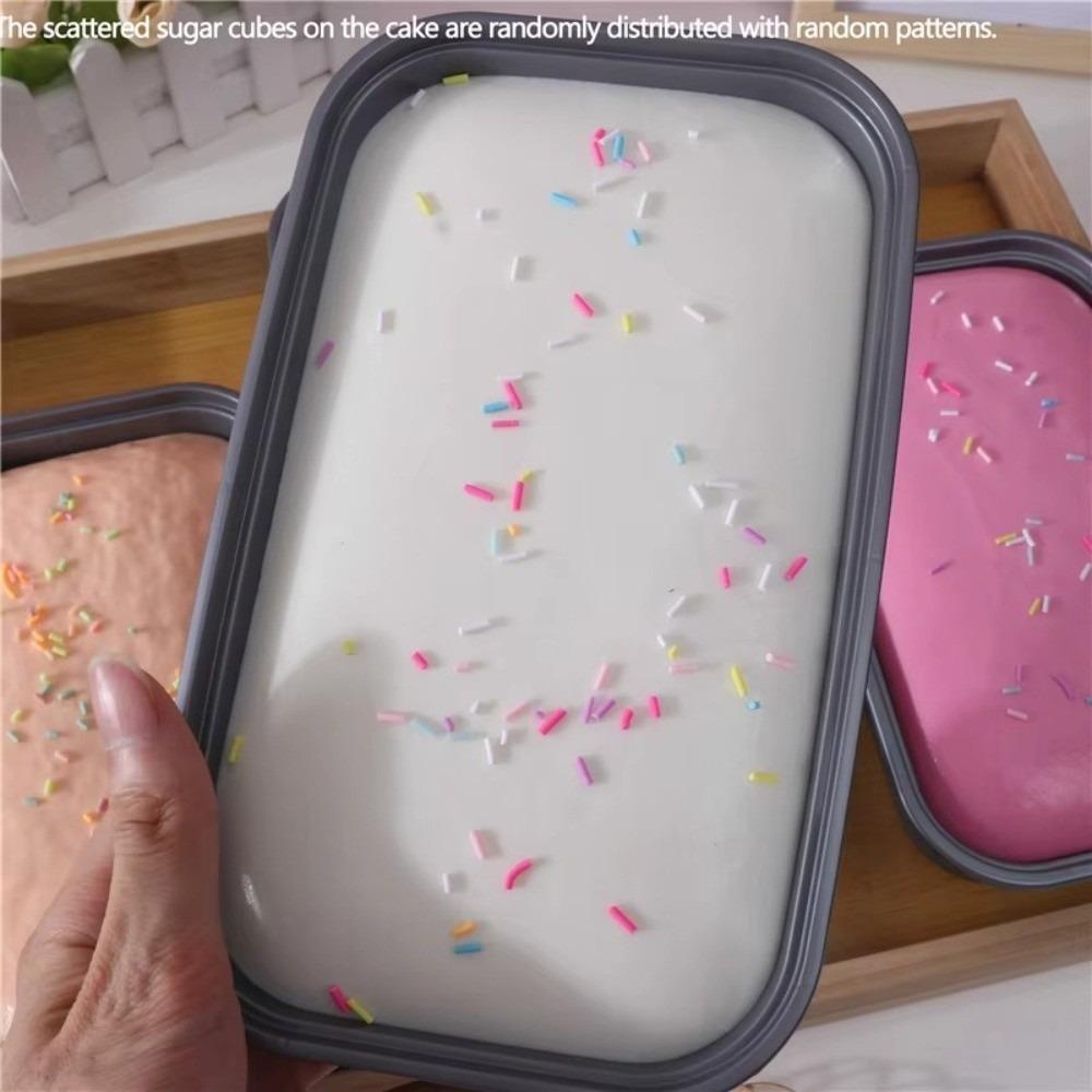 Realistic Cream Box Cake Squishy Toy Slow Rising Slow Rising Toy Fidget Toy  Calming Sensory