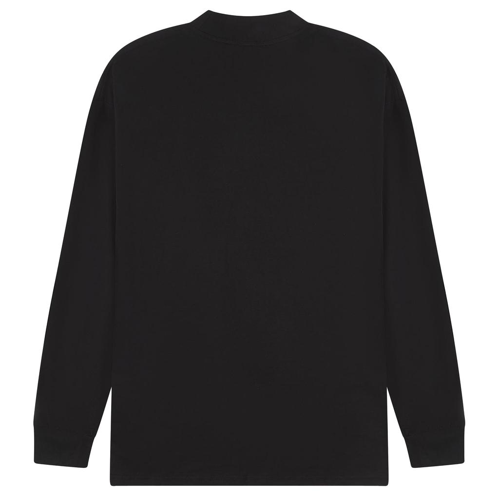 Casual Classics Unisex Adult Extended Neckline Tall Oversized Long-Sleeved T-Shirt