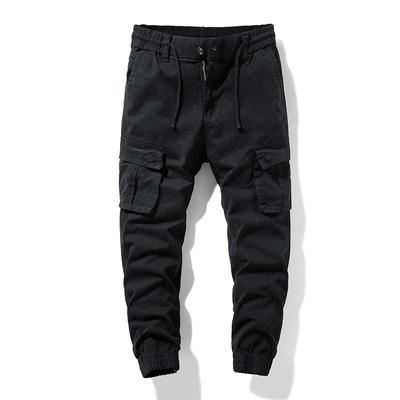 Günlük Pantolon Erkek Sonbahar Tulum Düz Renk Pantolon Slim Genç Erkek Pantolonu