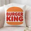 Burger King Brand Pillow Case Pillowcase, Double-sided Printed, Sofa Cushion, Bedroom Headboard Pillow