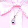 Drop Necklace Elegant Pendant Platinum PT 900 850 Set with Polishing [Jewelry Kotobuki] Women's (Gift Cloth)