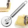 Stainless Steel Pastry Embossing Rolling Knife Double-sided Pie Filling Dumpling Rolling Lace Cutting Knife Edge Sealing Tools