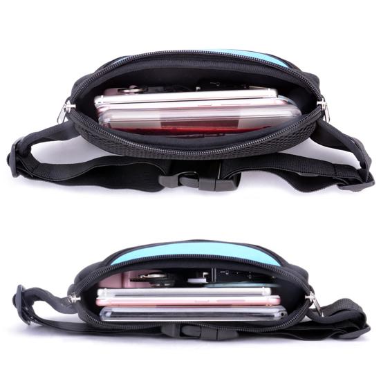 Men Fanny Pack Fasten Tape Key Holder Convenient