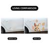 Easter Bunny Window Cling Waterproof Removable PVC Rabbit Egg Glass Sticker Spring Holiday Party Home Car Window Decoration Decal