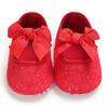 Baby Shoes Spring and Autumn 0-1 Year Old Girl Baby Shoes Princess Series Bowknot Solid Color Toddler Shoes