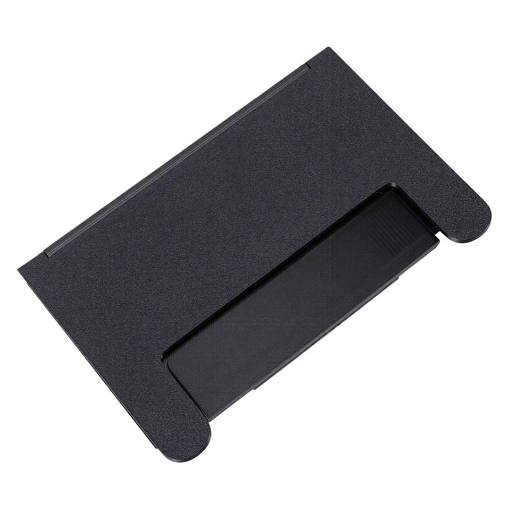 Mahjong Card Holder for Table Foldable 3D Printed Space Saving American Mahjong Under Mat Slide in Stand Black