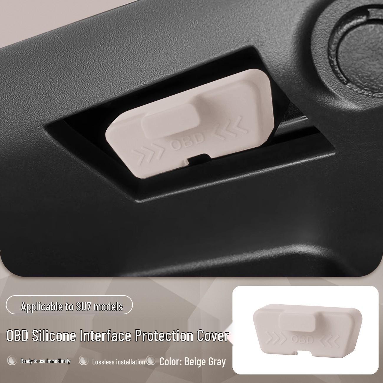 

Silicone Waterproof & Dustproof Cover for Xiaomi SU7 Car OBD Port