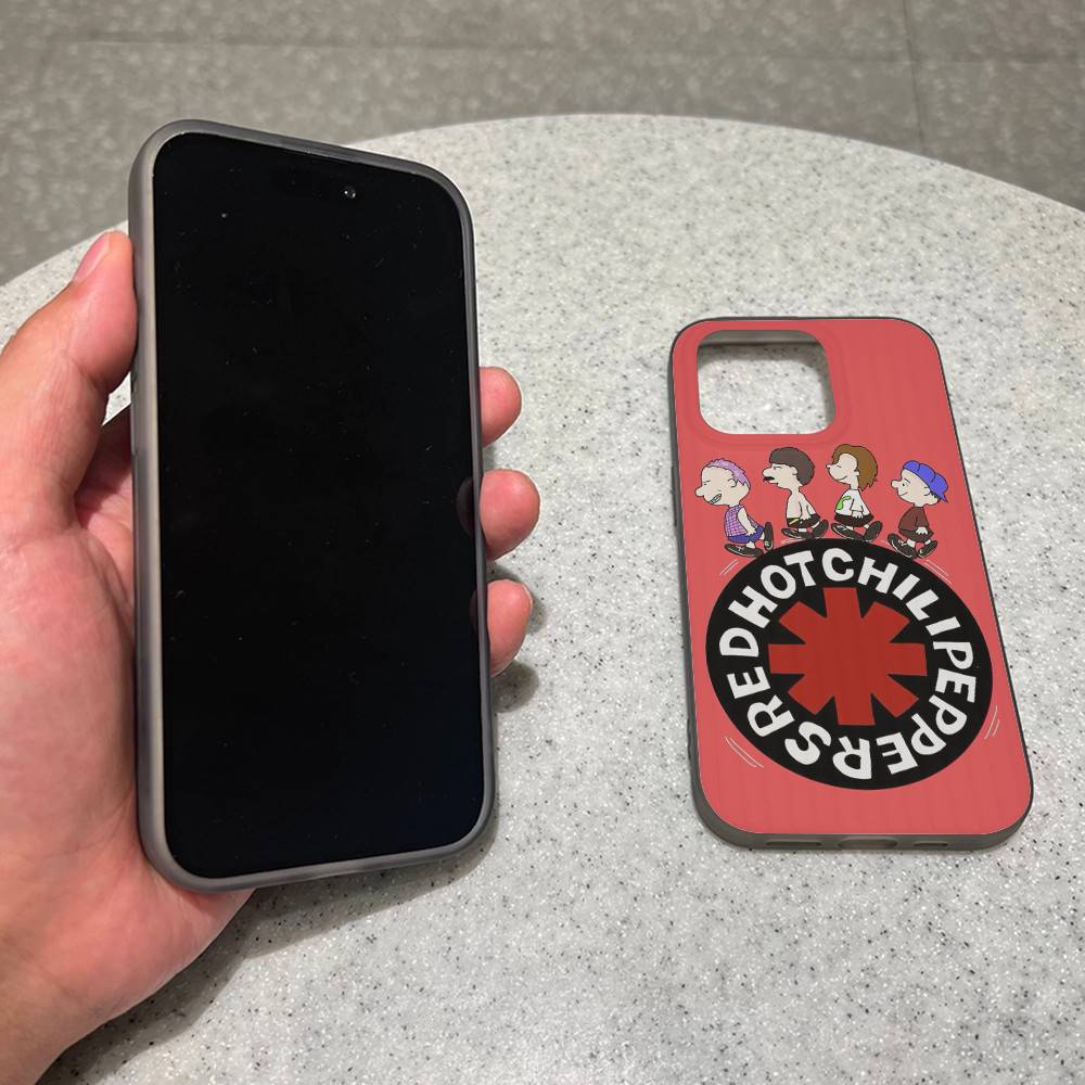 Red Hot Chili P-Peppers Band For IPhone 17 16 15 14 Plus 13 12 11 Pro Max With Shockproof Protective Phone Cover