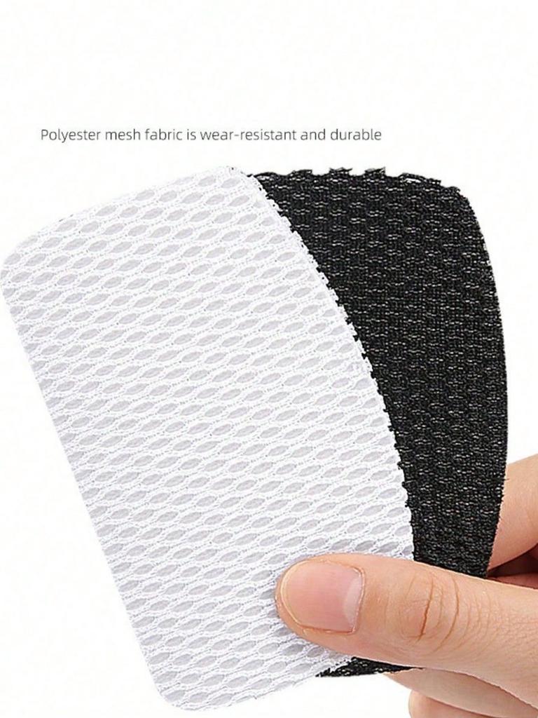 4 Pieces of Mesh Lining Repair Self-adhesive, Heel Protection Sticker, Suitable for All Shoes, Invisible Sticker for Repair