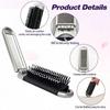 Foldable Mirror Comb Portable Mini Siz Scalp Massage Hairbrush with Retractable Mirror for Pocket Outdoor Travel Use Airbag Comb