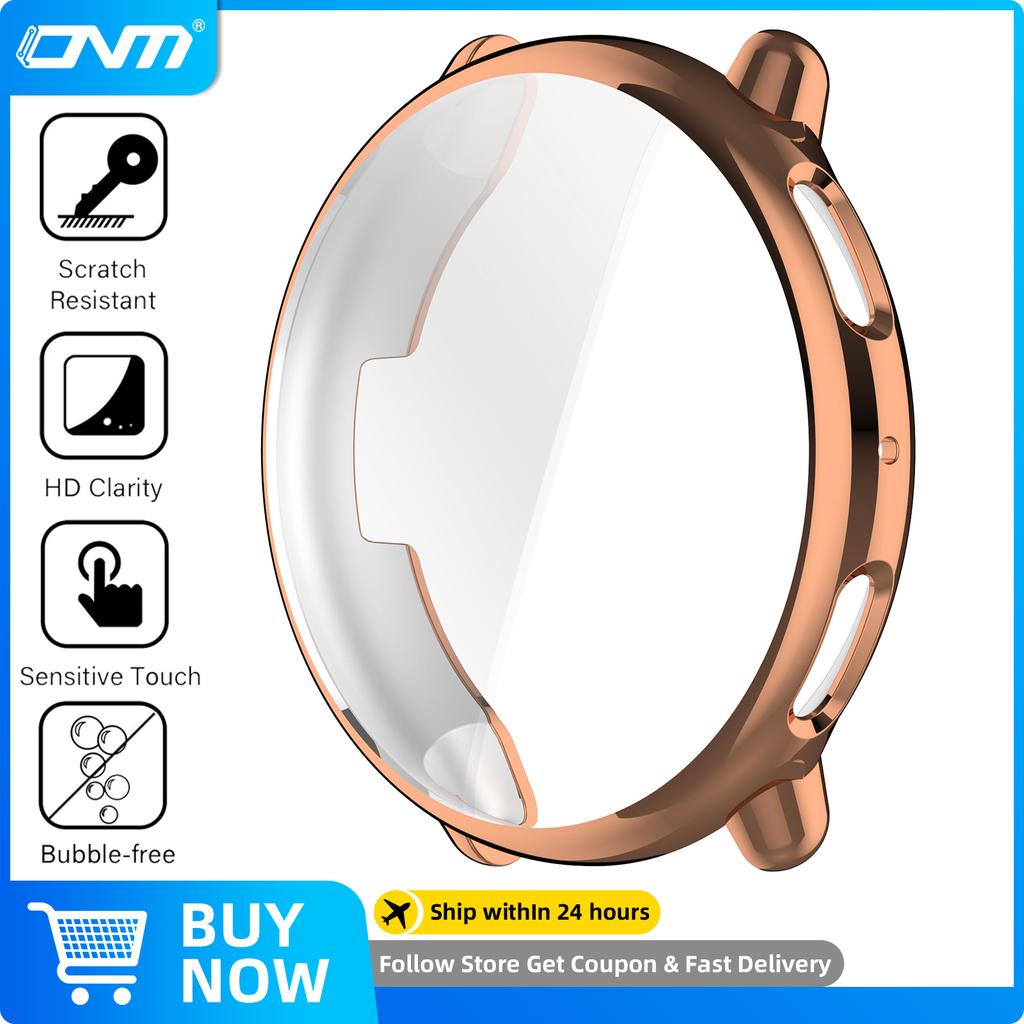 Capa para Amazfit Active 2 Capa Protetora de Tela TPU Macio Cobertura Protetora Total para Acessórios Active2