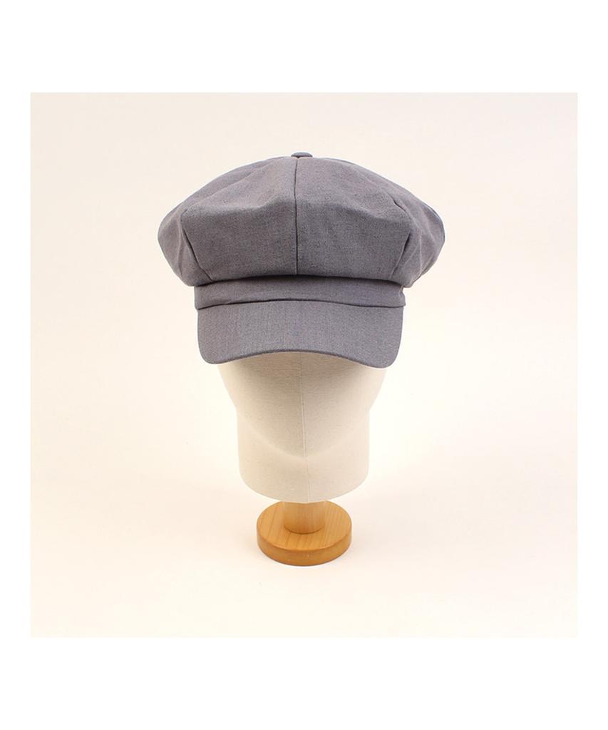 Yunibeosyeolkemiseuteuli Cool Gray Linen Newsboy Cap