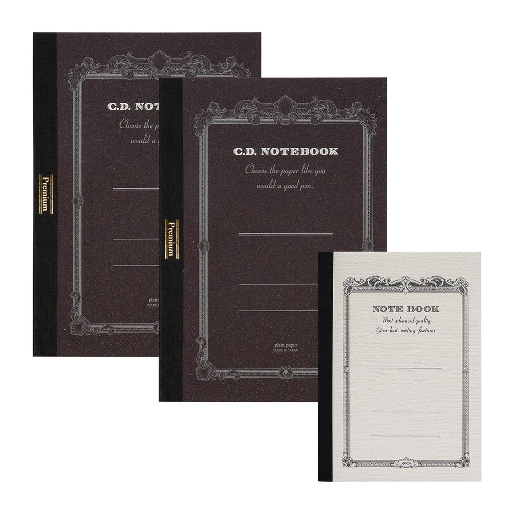 Apica Premium CD CDS90W CDs Notebook, Plain, A5, (2 + CDA6, CDS09T)