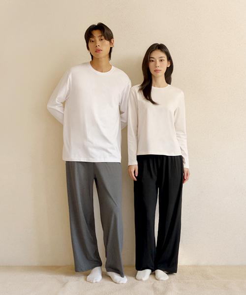 

[Marn5] Heat Touch Homewear Couple Pajama Pants [Shipped from Korea] 100% Authentic Black - XL