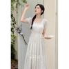 Luxiangnan French Polka Dot Summer Dress