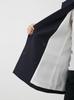 Mira Owen Gold Button Long Blazer 09WFJ254139 Women's Double-Breasted