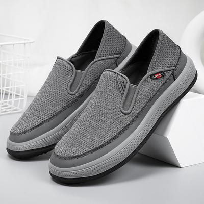 Men Vulcanized Shoes 2024 Autumn Summer New Men Shoes Breathable Walking Mesh Shoes for Men Comfortable Men's Loafer Sneakers