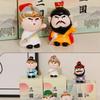 Mini Three Kingdoms Desktop Figurine Kawaii Car Ornament Anime Sculpture  Desk