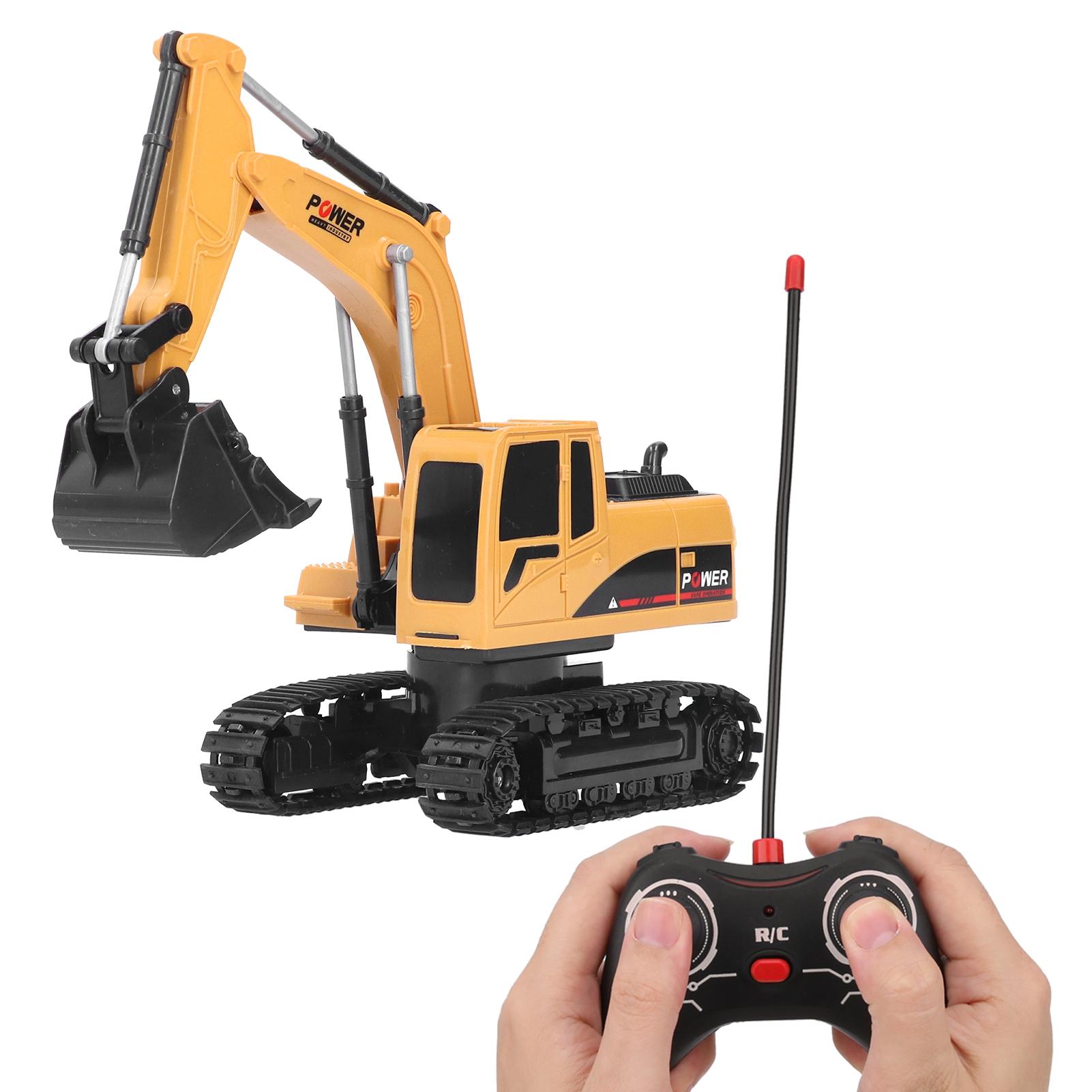 

124 Электрический экскаватор Гусеничный Беспроводной Радиоуправляемый Инженерная машина Пятиканальный Пластиковый тип