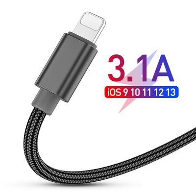 Kabel USB do iPhone 11 Pro Xs Max Xr X 8 7 6 6s 5S se iPad szybkie ładowanie ładowarka oświetlenie przewód USB przewód do telefonu komórkowego