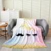 Eyelash Blanket Eyes Pattern Design Plush Throw Blanket, Modern Simple Lovely Flannel Fleece Blanket for Sofa Couch Room Decor