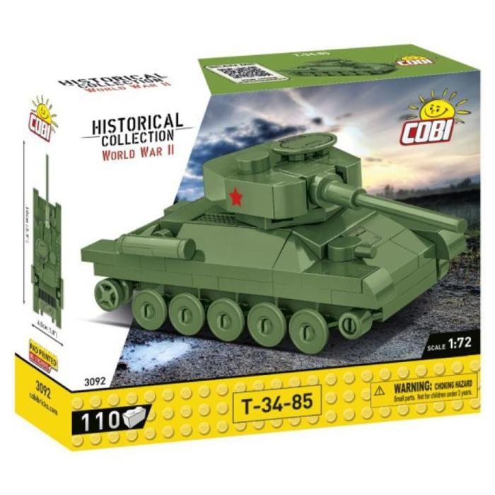 Maquette - COBI - T-34-85 - Plastique - Vert - À Partir De 8 Ans