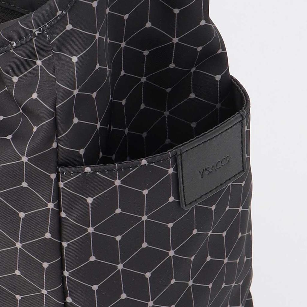 Shoulder Cubic X Dot Tote and Shoulder M Black [Isaac] Bag, Pattern, 2-way Bag, Size, (10)