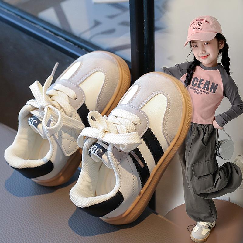 Children's Spring and Autumn Classic German Training Shoes 2025 New Soft-soled Children's Casual Board Shoes Boys' Leisure Shoes Sneakers