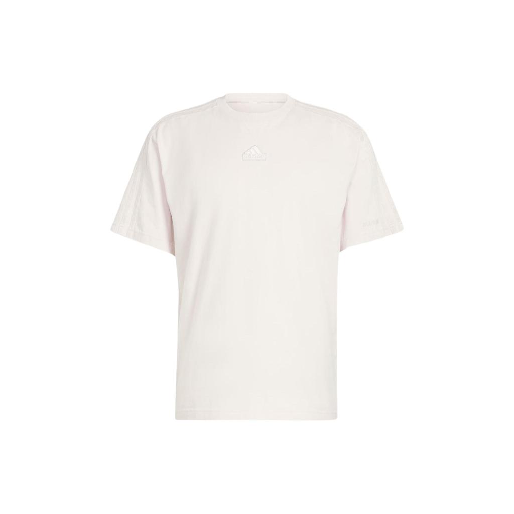 adidas ALL SZN 3-Stripes Garment Wash Tee Putty Mauve Men Streetwear IR5198