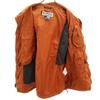 Columbia Check Pattern Banego Creek Jacket S Orange Outdoors Men's Used