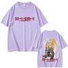 Anime Death Note Ryuk Misa Merch Tshirt Unisex Women Casual Oversized Soft Cotton Short Sleeve Cartoon Unisexga Cosplay Streetwear