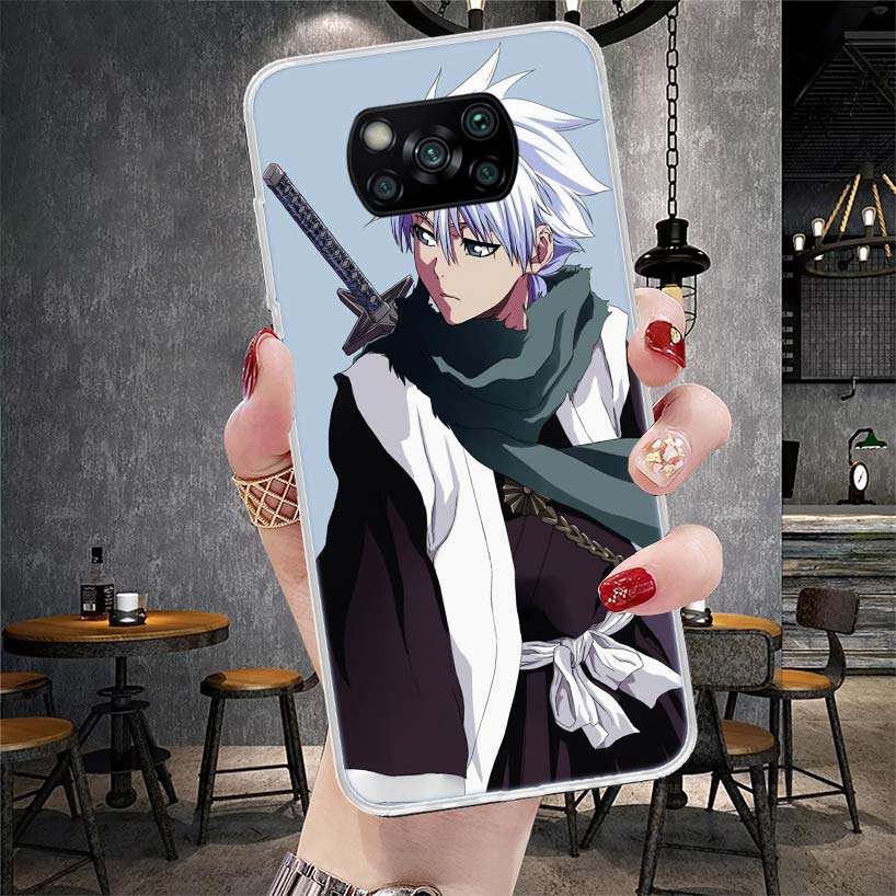 Hitsugaya Toushirou Bleach Soft Phone Case For Xiaomi Redmi 15C 15 13C 13 Poco X5 X6 X7 F7 Ultra M7 12C 12 10 10C 9C 9A 9T 9 Fun