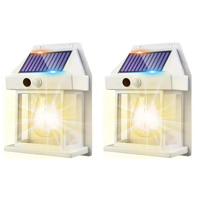Solar LED Wall Light Outdoor Motion Sensor Light with 3 Modes Waterproof for Patio Deck Porch Barn Garage Safety Lighting Lamp