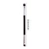 2pcs portable double head eyeshadow brush eyebrow brush eye brush face down to lie silkworm detail eye makeup brush