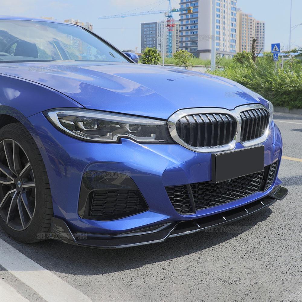 Compatible with 2019-2022 BMW 3 Series G20 Front Bumper Three-Piece Lower Lip Surround