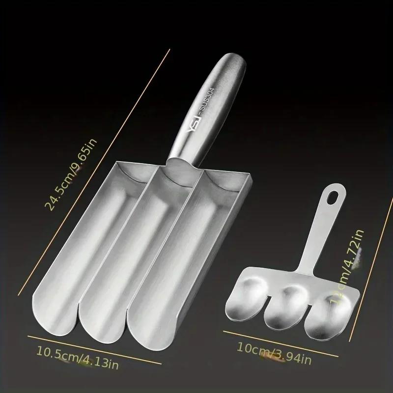 Manual Meatball Spoon Effortless Fish Balls Easy-Release Non-Stick Meatball Maker Set -Ideal Kitchen Accessories Cooking Tools