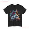 Astronaut Planets Science Space T Shirt Vintage Streetwear Fashion Top For Everyday Wear Stylish
