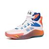 Anta Basketball Collection Cushioning Anti-Slip And Wear-Resistant High-Top Basketball Shoes Men's White Blue Orange Sneakers