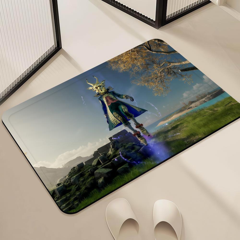 Door Game Mat N-Nightingale Bedside Entrance Bath Floor Game Decoration Corridor Door Mat Survival Carpet Living Room Balcony