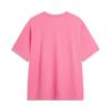 Li Ning T Shirts Men's Blossom Dan Pink Crew Neck Moderate Straight Fit AFDV569-4