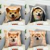 Shiba Inu Pillow Case For Car Sofa Decorative Home Doublesided Print Plush Square Throw Pillow Cushion Cover