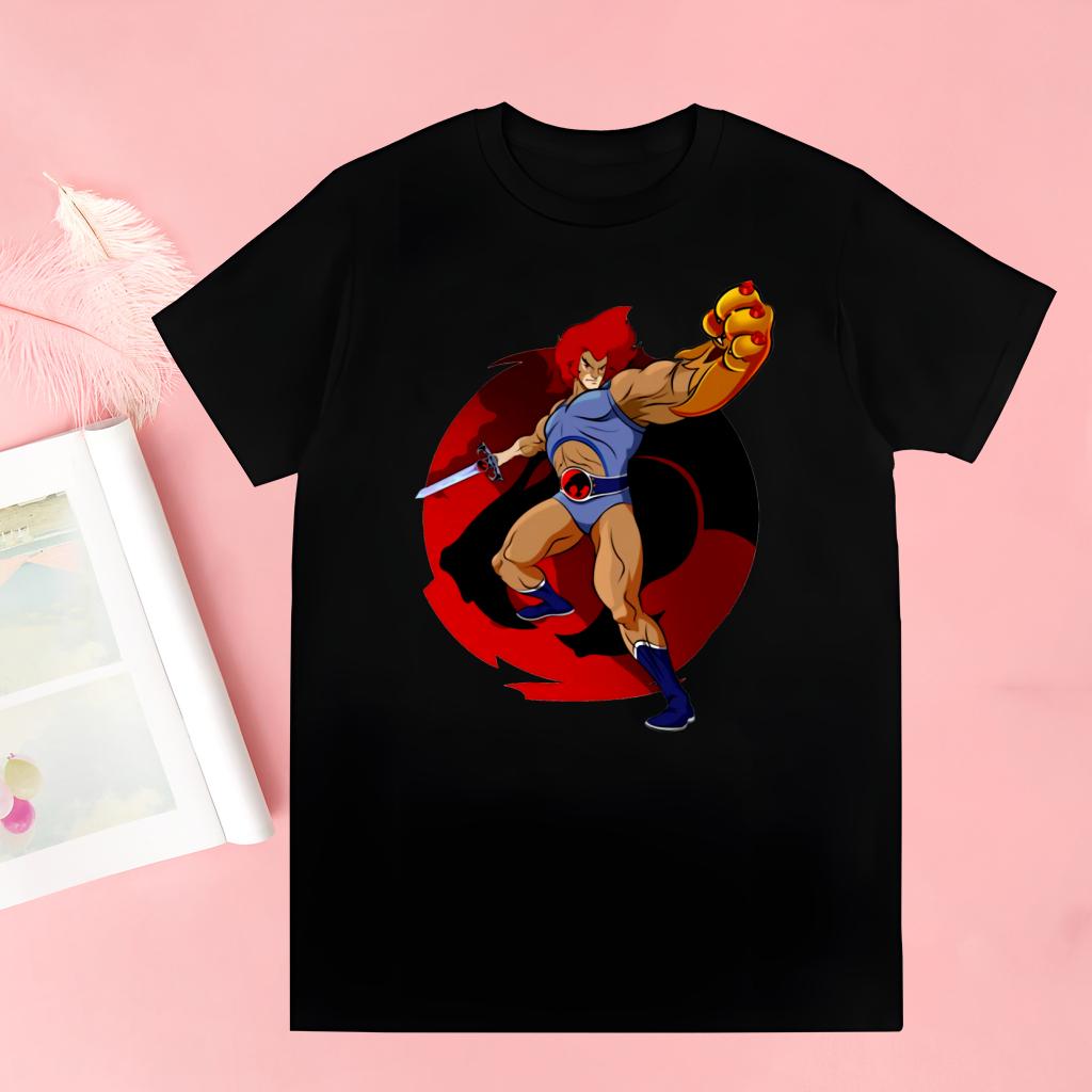Thundercats Thunder Cats Lion Cat Thunder Cartoon Harajuku Man T Shirts Tees Shirt Tops Short-Sleeved Aesthetic Anime T Shirt