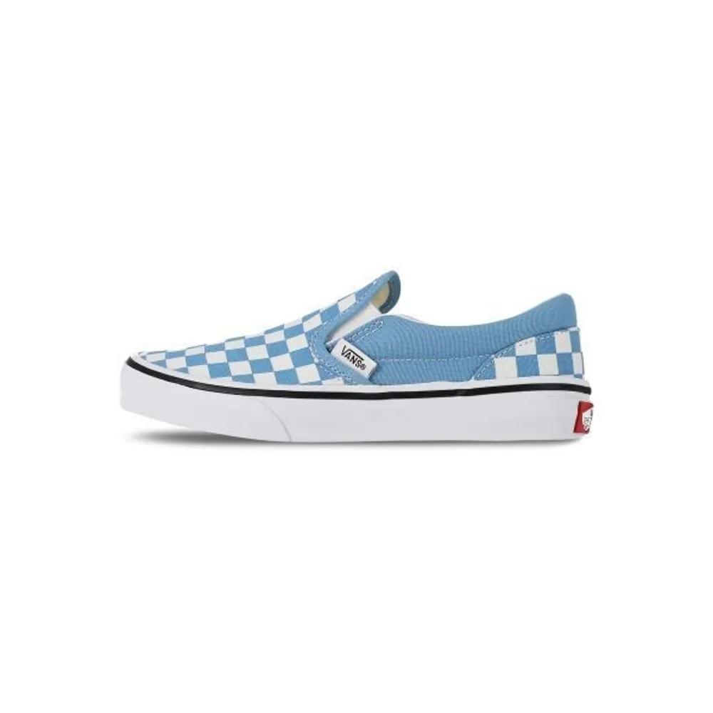 Vans KIDS Classic Slip-On Color Theory Checkerboard Blue 03 190