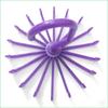 2pcs Creative Multi-functional Plastic 360-degree Rotating Tie Rack Multi-purpose Rack Pawl 18 Scarv