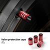 Car Metal Tire Valve Caps Knurled Core Cap Accessories Tire Dust Cap For Benz A B C E S Class W201 W210  W203 C180 C300 W177 AA8