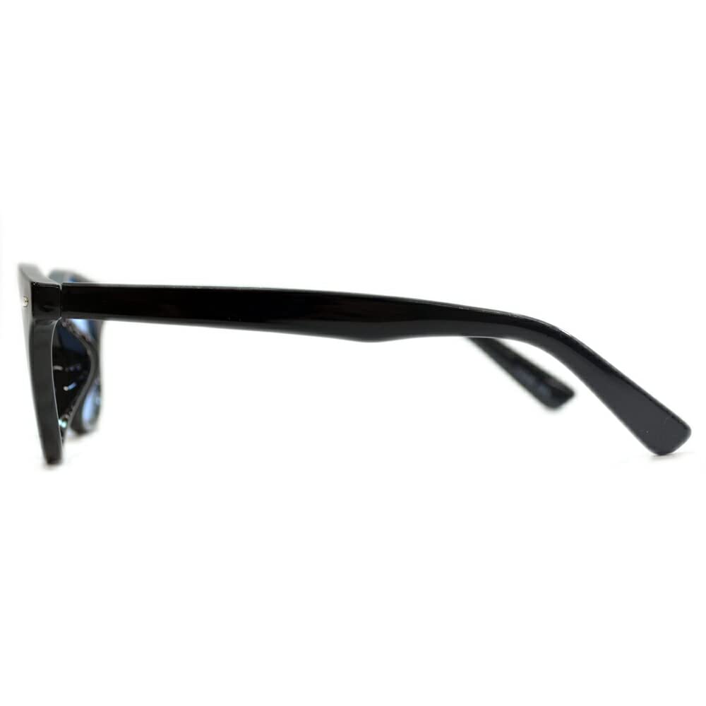 [MERRY PLEASURE] Sunglasses, Fashion Glasses, Men's & Women's, Wellington, Boston, Round, Light Colored Lenses, Black, Blue, Gray, Smoke, Demi Brown,