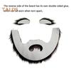 Fake Mustache And Eyebrow Set Self-Adhesive Fake Beard Costume Accessory Cosplay Prop for Masquerade Theater Stage